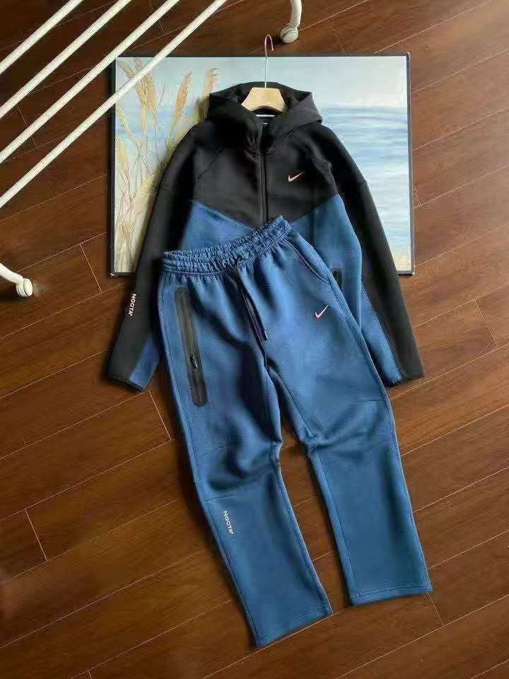 Nike x NOCTA Tech Fleece Tracksuit — Black/Blue