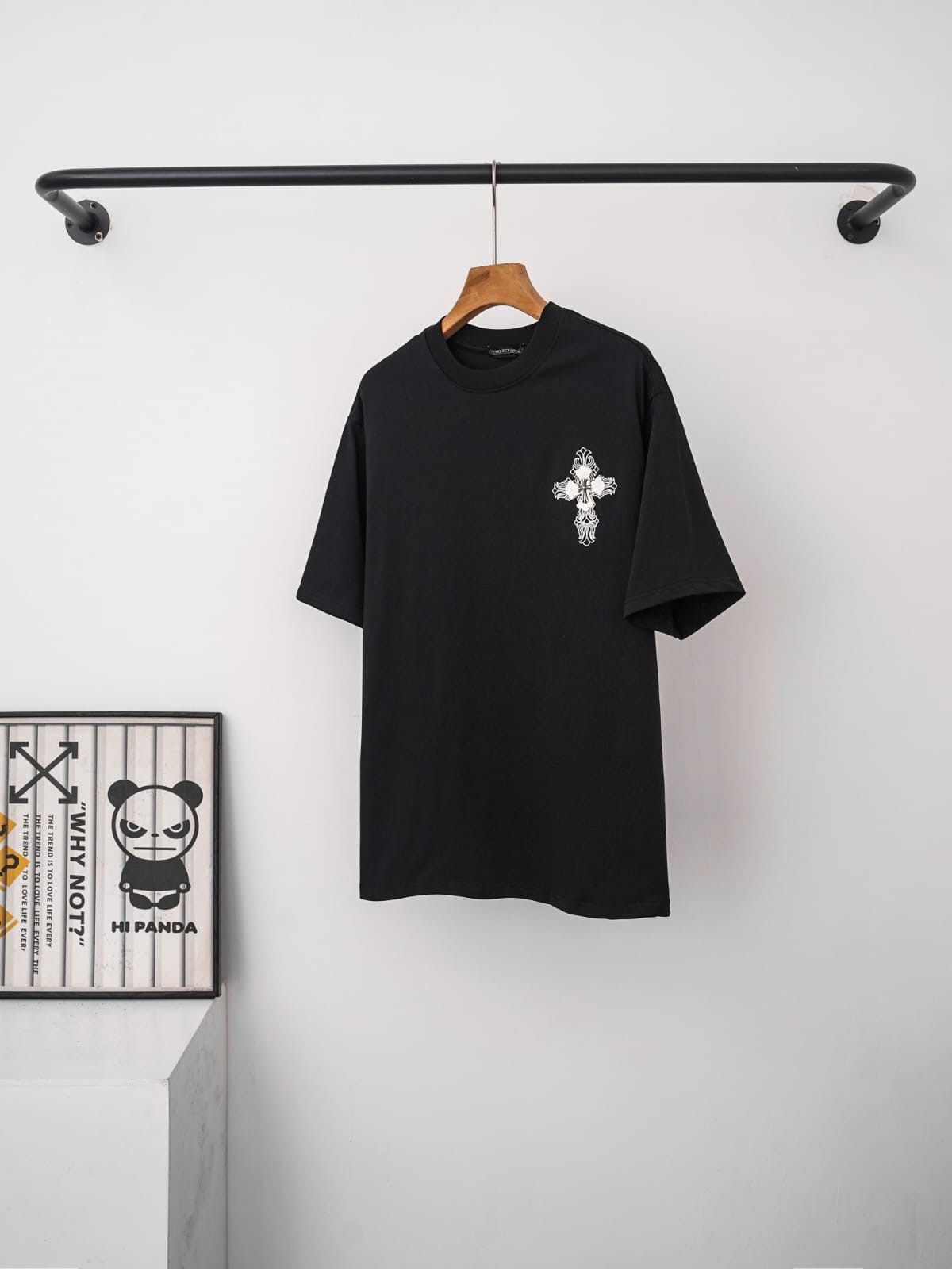 Chrome Hearts Black Cross Tee