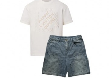 LV + Bandana Denim Set