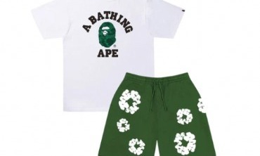 Bape + Denim Tears Green Set