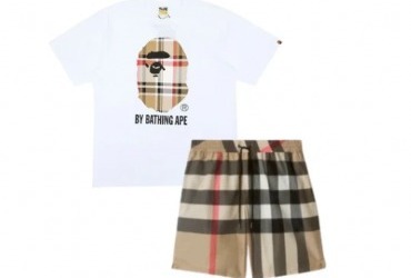 Bape Bathing + Burberry Set
