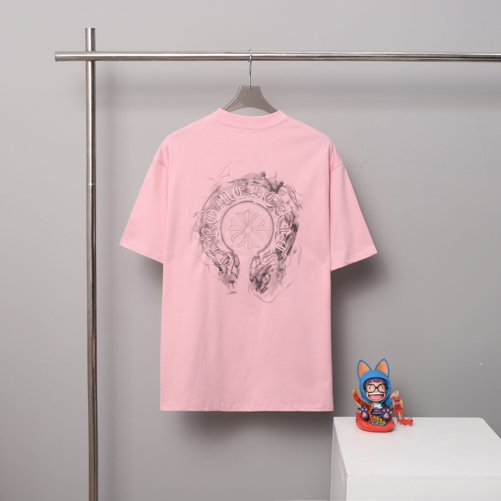 Chrome Hearts Pink Horseshoe Tee