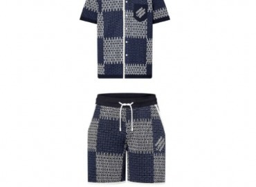 Navy Checkerboard Set